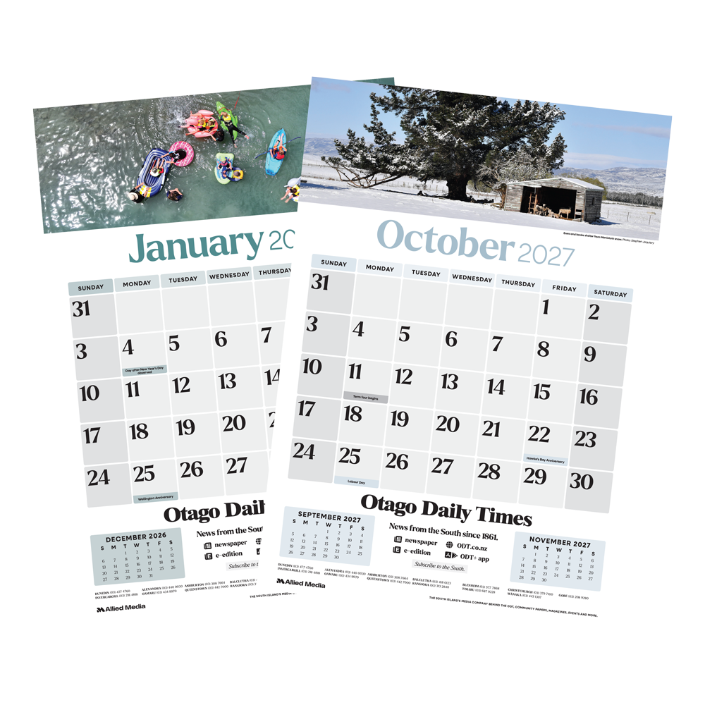 2027 ODT Calendar Collection