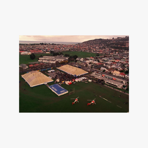 Tent Village Aerial Photo Print