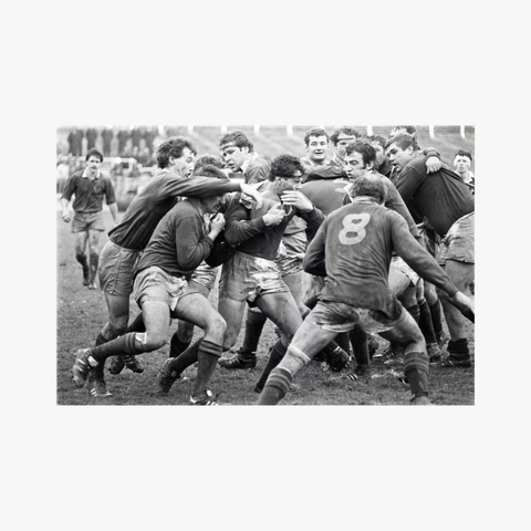 1981 Rugby Match Photo Print