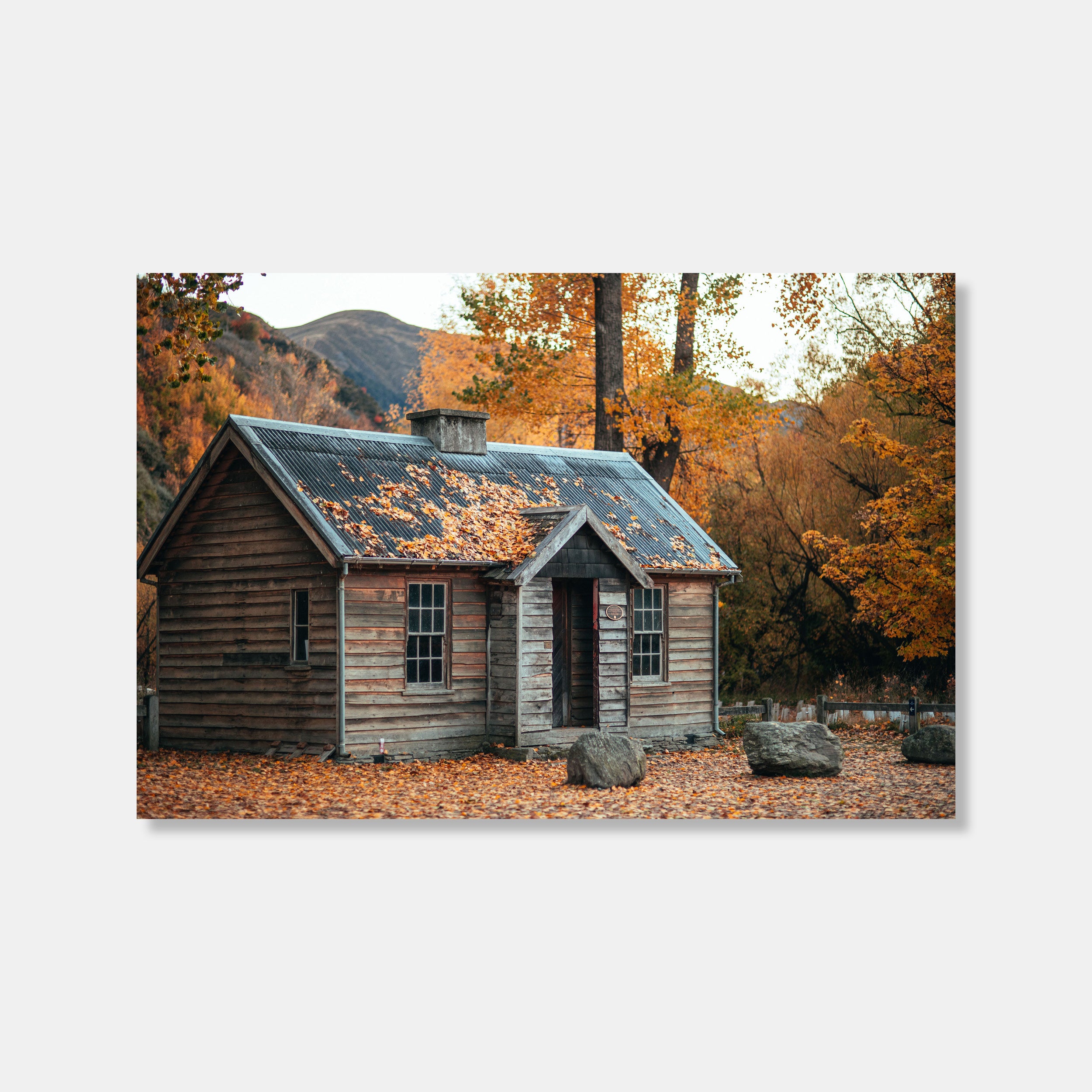 Hut in Autumn Photo Print